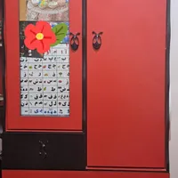 تخت طرح ماشین با کمد و فرش|تخت و سرویس خواب|اسلام‌شهر, |دیوار