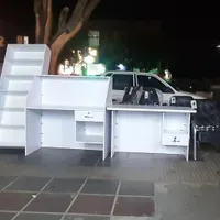قفسه ۶طبقه و کانتر استند صنایع چوب و فلز حنفی