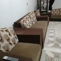 سلام مبلمان راحتی درحد نو و تمیز  بدون پارگی|مبلمان خانگی و میز عسلی|رشت, انصاری|دیوار