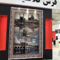 تابلو فرش ۶متری گل برجسته نو