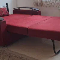 کاناپه دو نفره تختخواب شو یکنفره اسکلت تمام فلزی|مبلمان خانگی و میز عسلی|پردیس, فاز ۳|دیوار
