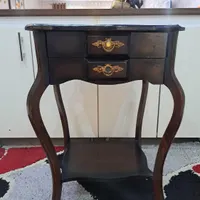 میز تلفن چوبی