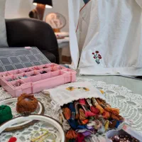آموزش گلدوزی بدون چرخ درآمد دائمی بانوان