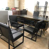 کانتر منشی/کتابخانه زونکن/میز اداری/نیم ست|دفتر کار|شیراز, احمدی جنوبی|دیوار