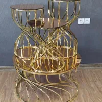 میزوگلمیز فلزی،جلو مبلی و عسلی