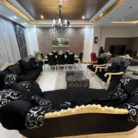 فروش ست کامل مبلمان استیل با ست ناهارخوری