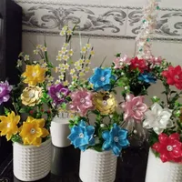 گل جاودان کریستالی|گل مصنوعی|سیرجان, |دیوار