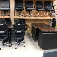 میز مدیریت کارگروهی فلزی مبل اداری مدرن صندلی مش/|دفتر کار|چهاردانگه (تهران), |دیوار