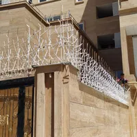 حصار حیاط خانه دزدگیر  نرده آهنی شاخ گوزنی بوته ای|مصالح و تجهیزات ساختمان|شیراز, دباغ خانه|دیوار