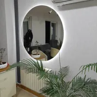آینه ایینه گرد سرشور صندلی اصلاح آرایشگاه میزناخن