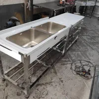 میزکار صنعتی هود ابچکان سینک ظرفشویی کابینت|فروشگاه و مغازه|کرمانشاه, |دیوار