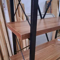 کتابخانه فلزی و چوبی مدل ضربدری|کتابخانه، شلف، قفسه‌های دیواری|مشهد, نوید|دیوار