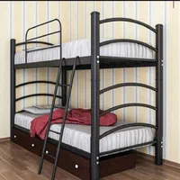 تخت دوطبقه فلزی و چوبی و تک نفره|تخت و سرویس خواب|ایلام, |دیوار