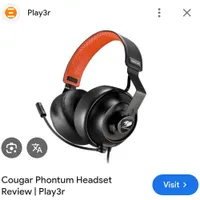 هدست استریو گیمینگ کوگر فانتوم (cougar phontum)