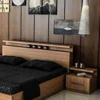 فیدار چوب تخت تختخواب دونفره/ سرویس خواب کد1104|تخت و سرویس خواب|مشهد, آزادشهر|دیوار