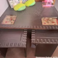 مبل ۷نفره میز عسلی  تخت دونفره  آهنی و چوبی  ۵شعل|مبلمان خانگی و میز عسلی|گلستان (تهران), |دیوار