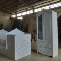 سرویس کامل اتاق خواب و تخت خواب یک نفره|تخت و سرویس خواب|اردبیل, |دیوار