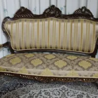 مبلمان هفت نفره چوب گردو اصل طرح استیل سلطنتی|مبلمان خانگی و میز عسلی|تهران, بلوار کشاورز|دیوار