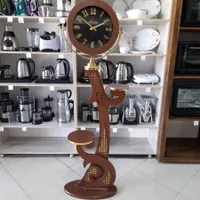 ساعت ایستاده گلدانی ۲ قفسه اثاث مارکت