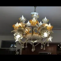 لوستر پانزده شعله برنز اصل اصل|لوستر و چراغ آویز|تبریز, |دیوار