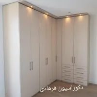 ساخت سفارشی کمد دیواری جاکفشی دراور کابینت|جاکفشی، کمد، دراور|رشت, نظری|دیوار