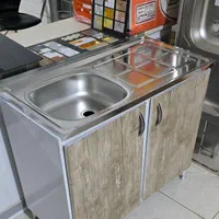 کابینت تمام فلزی نو با سینک نو|مصالح و تجهیزات ساختمان|یزد, |دیوار