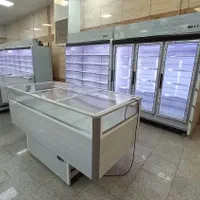 قفسه گازی یخچال پرده هوا فروشگاهی مشکی فن