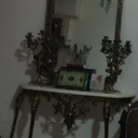 آینه و شمعدان وکنسول برنز