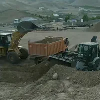 گوودبرداری خاکبرداری بیل زنجیری تخریب لودرمینی بیل