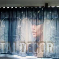 پرده هازان نازنین جهت سالن زیبایی زنانه|پرده، رانر، رومیزی|مشهد, آزادشهر|دیوار