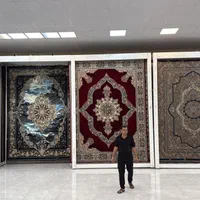 فرش نگین ترمه سیزان کد 2277نقشه افشان کرم|فرش|شیراز, شهرک سراج|دیوار