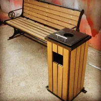 نیمکت فلزی چدنی چوب پلاست  سطل زباله آبنما|مصالح و تجهیزات ساختمان|تبریز, |دیوار