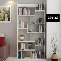 قفسه و کتابخانه‌های تمام MDF شیک و ژورنالی کد 101