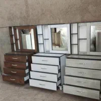 دراور آینه دار و میزآرایش ریلی