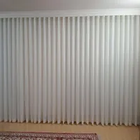 پرده حریر ساده مدل مینیمال طبق اندازه شما|پرده، رانر، رومیزی|اصفهان, مولوی|دیوار