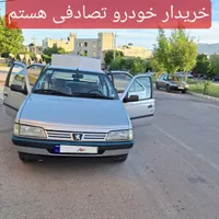 405 جهت معاوضه وفروش تصادفی تماس بگیر|خودرو سواری و وانت|کهنوج, |دیوار
