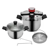 قابلمه زودپز 2قلو تفال پلاس آلمان زودپز 9نفره 2قلو|ظروف پختوپز|یزد, |دیوار