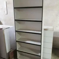 کتابخانه ساده|کتابخانه، شلف، قفسه‌های دیواری|قم, زاویه|دیوار