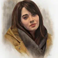 سفارش تابلو نقاشی حرفه‌ای چهره رنگ روغن و سیاه‌قلم|تابلو، نقاشی، عکس|قم, نیروگاه|دیوار