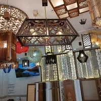 لوستر آویز چوبی سه لامپه کد ۱۵|لوستر و چراغ آویز|تبریز, |دیوار
