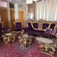 مبلمان 9 نفره به همراه میز و جلو مبلی|مبلمان خانگی و میز عسلی|خمینی‌شهر, |دیوار