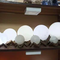گوی آباژور سنگ نمک|چراغ خواب و آباژور|کرج, خرمدشت|دیوار