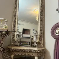 آیینه کنسول استخونی رنگ