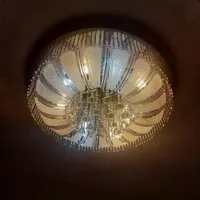 لوستر ۱۰ شاخه کنترل دار ، عرض ۸۰