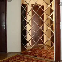 آینه دکوراتیوطرح لوزی مستقیم ازکارخانه کیفیت بالا|آینه|تهران, شوش (باغ آذری)|دیوار