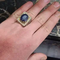 انگشتر نقره یاقوت کبود|جواهرات|مشهد, ایثار|دیوار