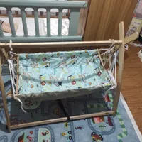 گهواره نوزادی چوب بسیار سبک و قابل حمل|تخت و صندلی بچه|رشت, معلم|دیوار