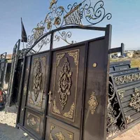 درب حیاط باغ تاجدار فرفورژه مدل صدفی 089 المهدی|مصالح و تجهیزات ساختمان|تبریز, |دیوار