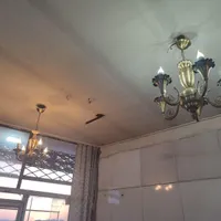 لوستر برنزی|لوستر و چراغ آویز|بیرجند, |دیوار