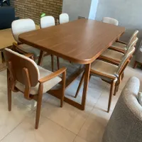 فروش ناهار خوری ۸ نفره چوب راش موجود در فروشگاه
